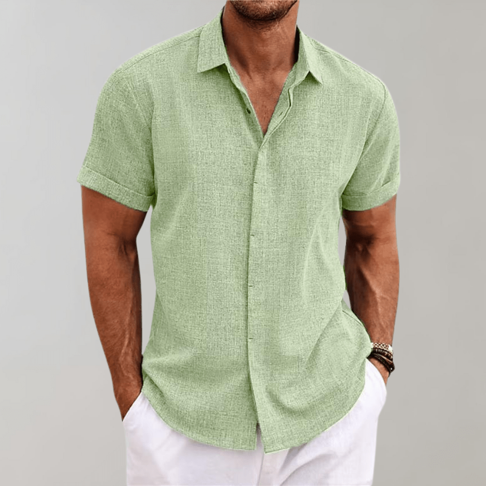 Mens Polo Shirt Classic Fit Breathable Summer Wear