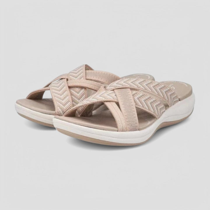 Womens Slip-On Sandals Breathable Lightweight Design - BritishMode