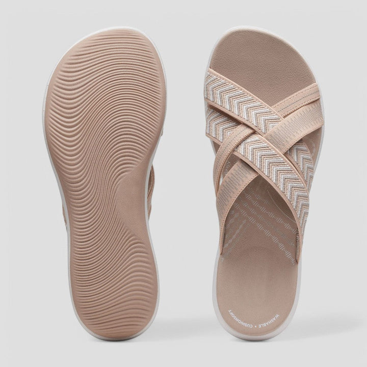 Womens Slip-On Sandals Breathable Lightweight Design