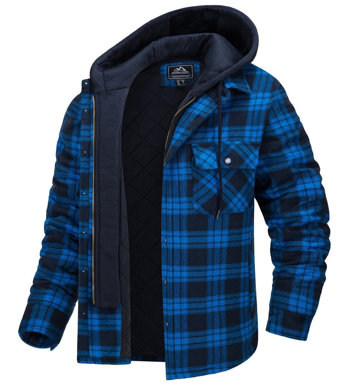Mens Hooded Jacket Lightweight Mid-Season Fit