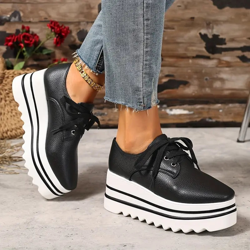 Mens Dress Shoes Leather Lace-Up Classic Fit