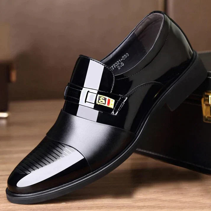Mens Business Shoes Durable Blend Cushioned Insole - BritishMode