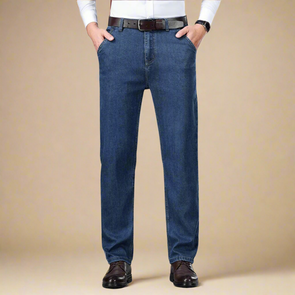 Mens Jeans Denim Comfortable Regular Fit