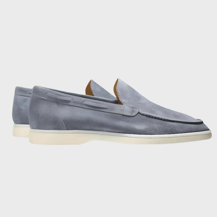 Womens Leather Dress Loafers Elegant Slip-On
