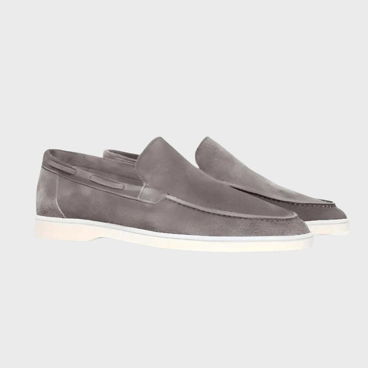Womens Leather Dress Loafers Elegant Slip-On - BritishMode