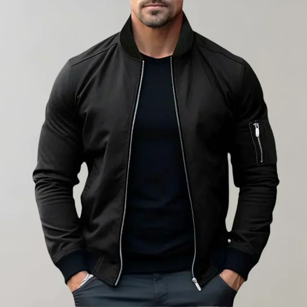 Mens Bomber Jacket Lightweight Stylish Fit