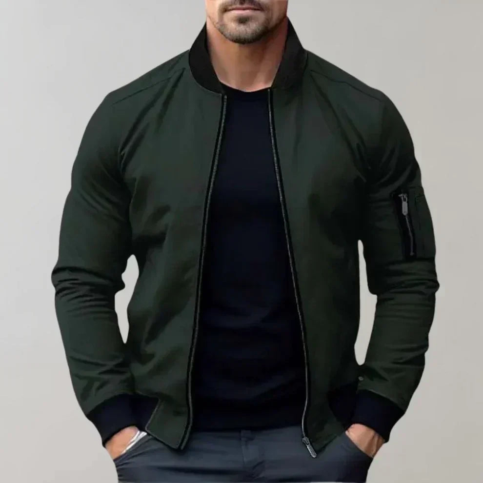 Mens Bomber Jacket Lightweight Stylish Fit