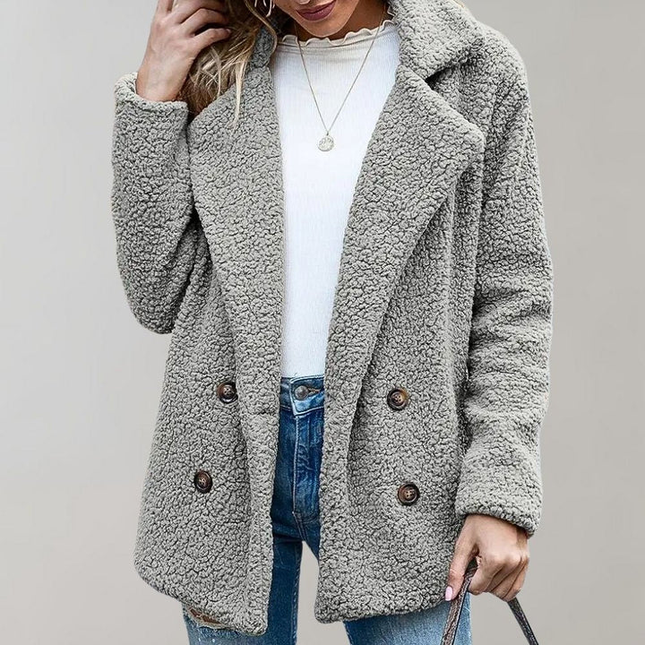 Womens Oversized Fleece Coat Comfortable Fit