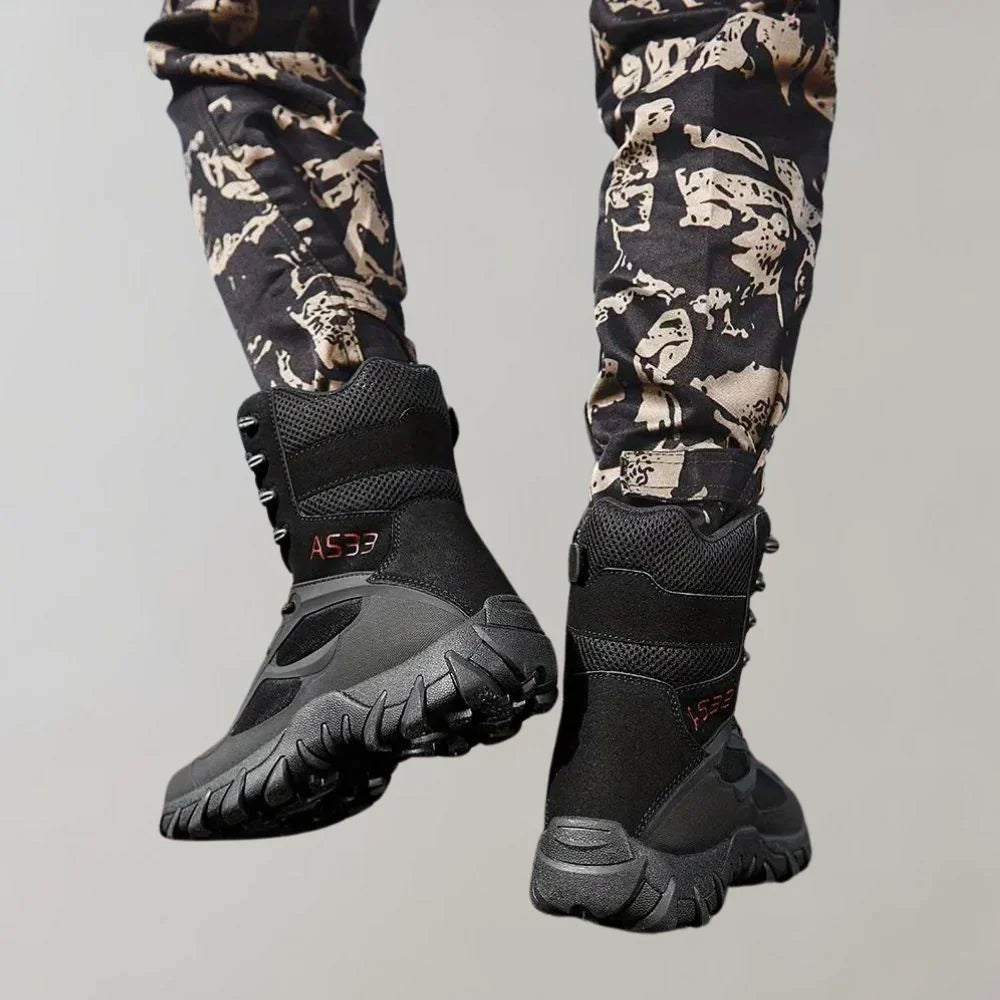 Mens Hiking Boots High-Top Durable Outdoor