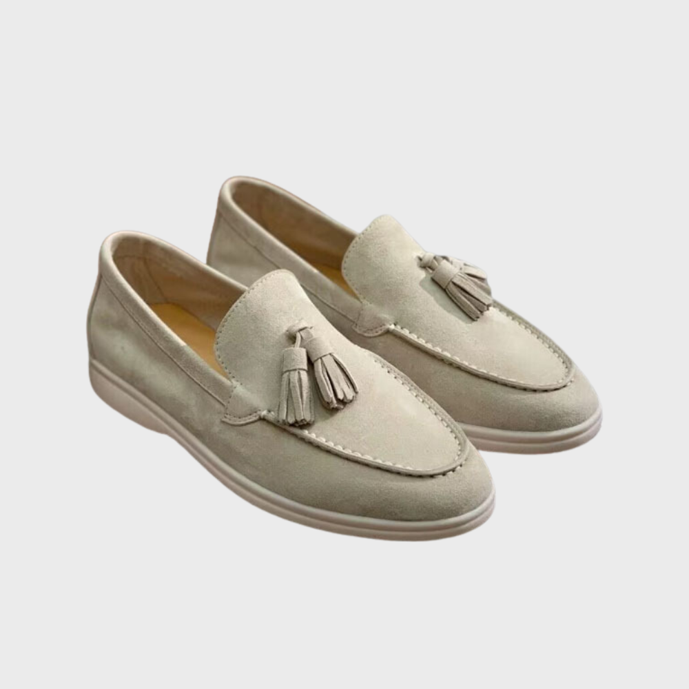 Mens Suede Loafers Soft Slip-On Summer Style