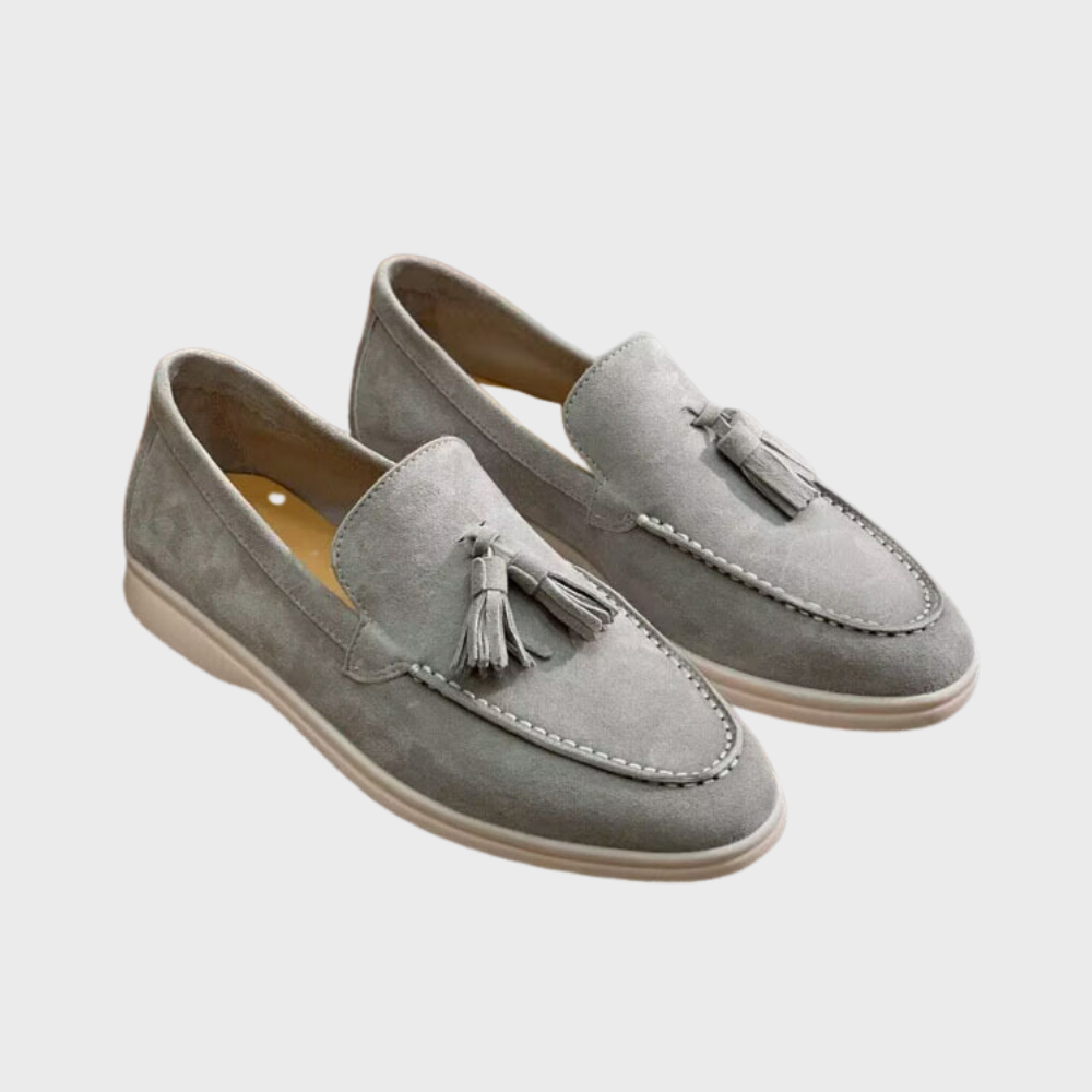 Mens Suede Loafers Soft Slip-On Summer Style