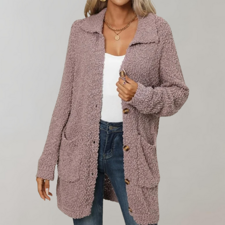 Womens Classic Cardigan Sweater Comfortable Fit