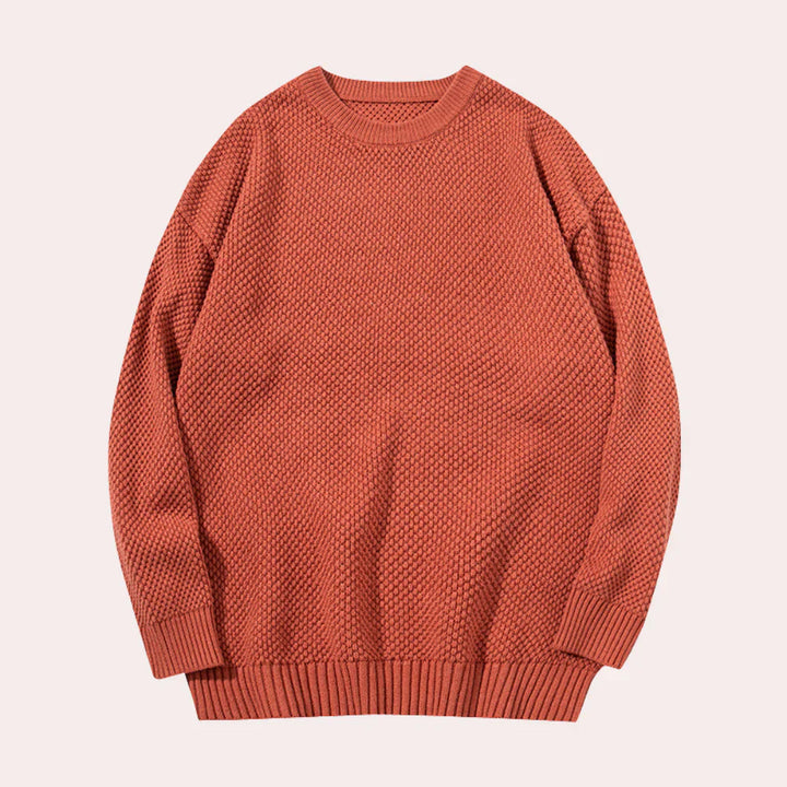 Mens Crewneck Sweater Casual Knit - BritishMode