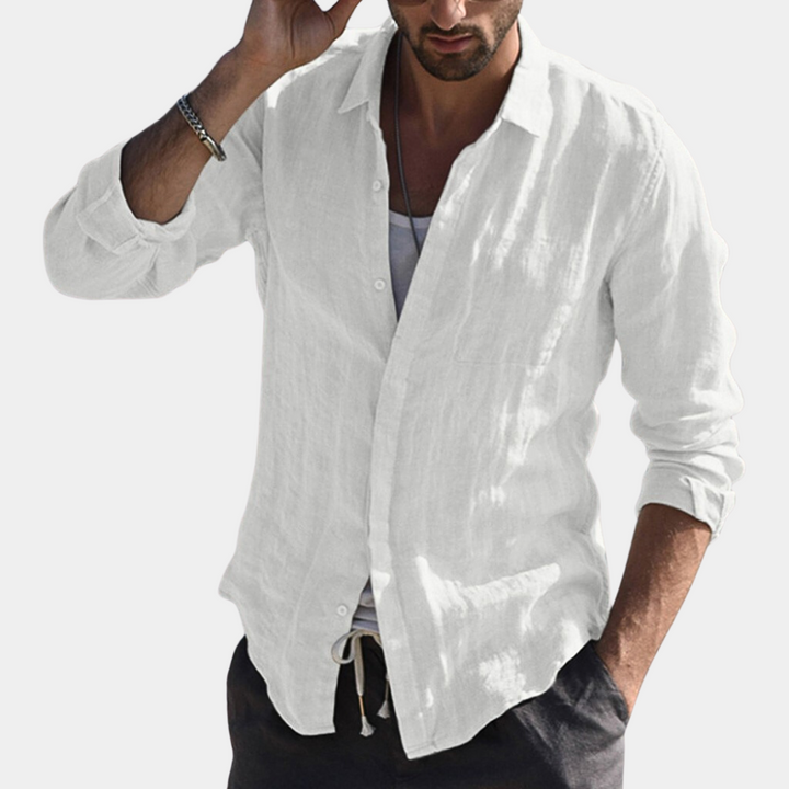 Mens Summer Shirt Breathable Classic Fit - BritishMode