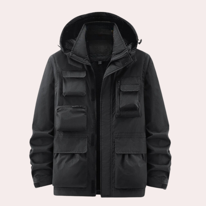 Unisex Waterproof Parka Jacket Durable Weatherproof Design - BritishMode