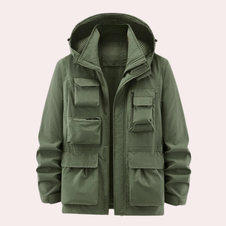 Unisex Waterproof Parka Jacket Durable Weatherproof Design