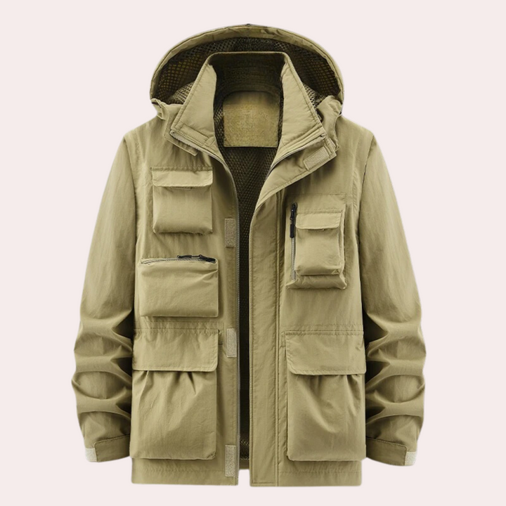 Unisex Waterproof Parka Jacket Durable Weatherproof Design