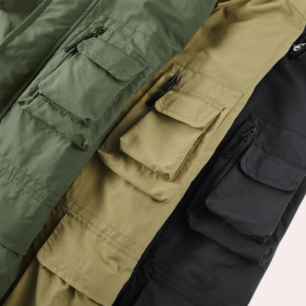 Unisex Waterproof Parka Jacket Durable Weatherproof Design