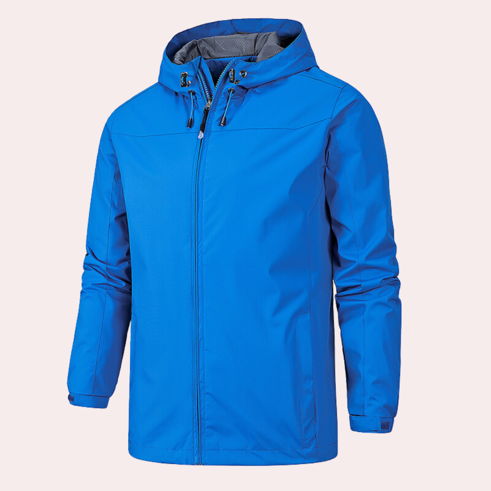 Mens Outdoor Windbreaker Jacket Waterproof Breathable