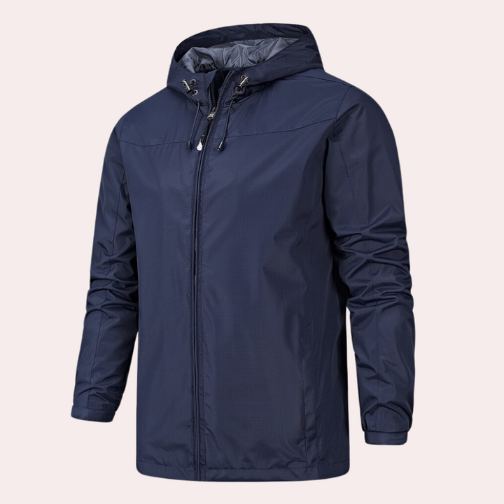 Mens Outdoor Windbreaker Jacket Waterproof Breathable