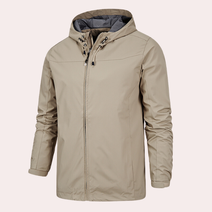Mens Outdoor Windbreaker Jacket Waterproof Breathable