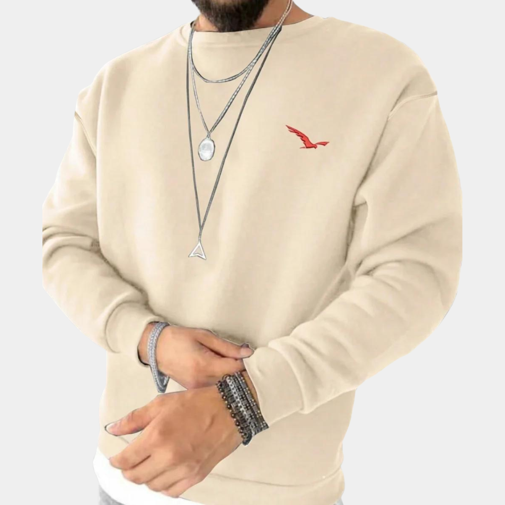 Mens Sweater Elegant Knit Crewneck - BritishMode