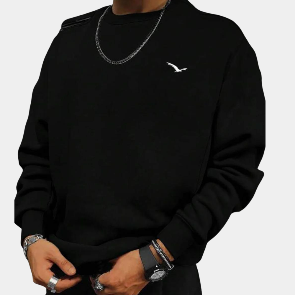 Mens Sweater Elegant Knit Crewneck