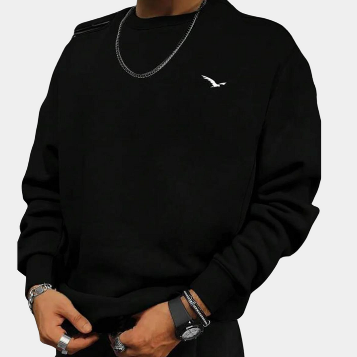 Mens Sweater Elegant Knit Crewneck