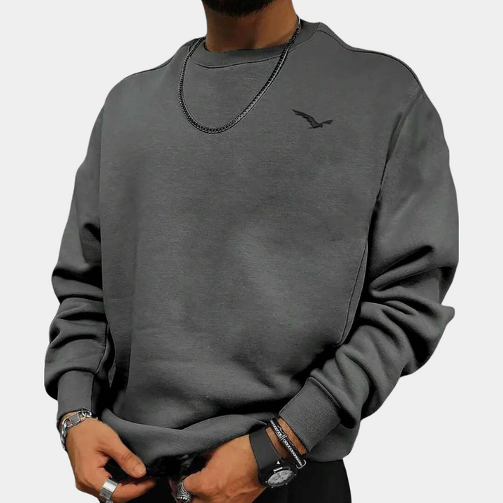 Mens Sweater Elegant Knit Crewneck