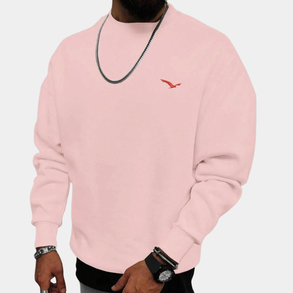 Mens Sweater Elegant Knit Crewneck