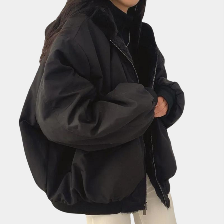 Womens Winter Coat with Hood Lined Warm Fit