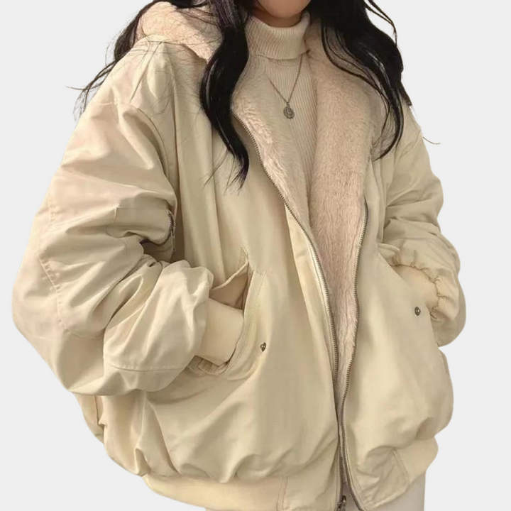 Womens Winter Coat Lined with Hood