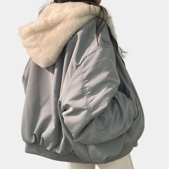 Womens Winter Coat with Hood Lined Warm Fit