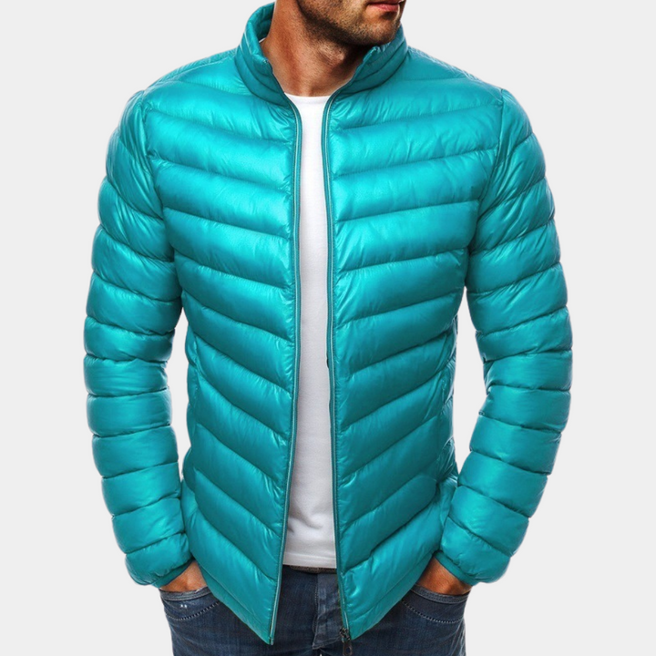 Mens Puffer Jacket Insulated Stylish Fit
