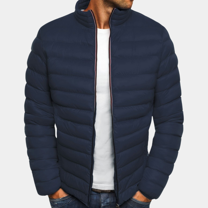 Mens Puffer Jacket Insulated Stylish Fit