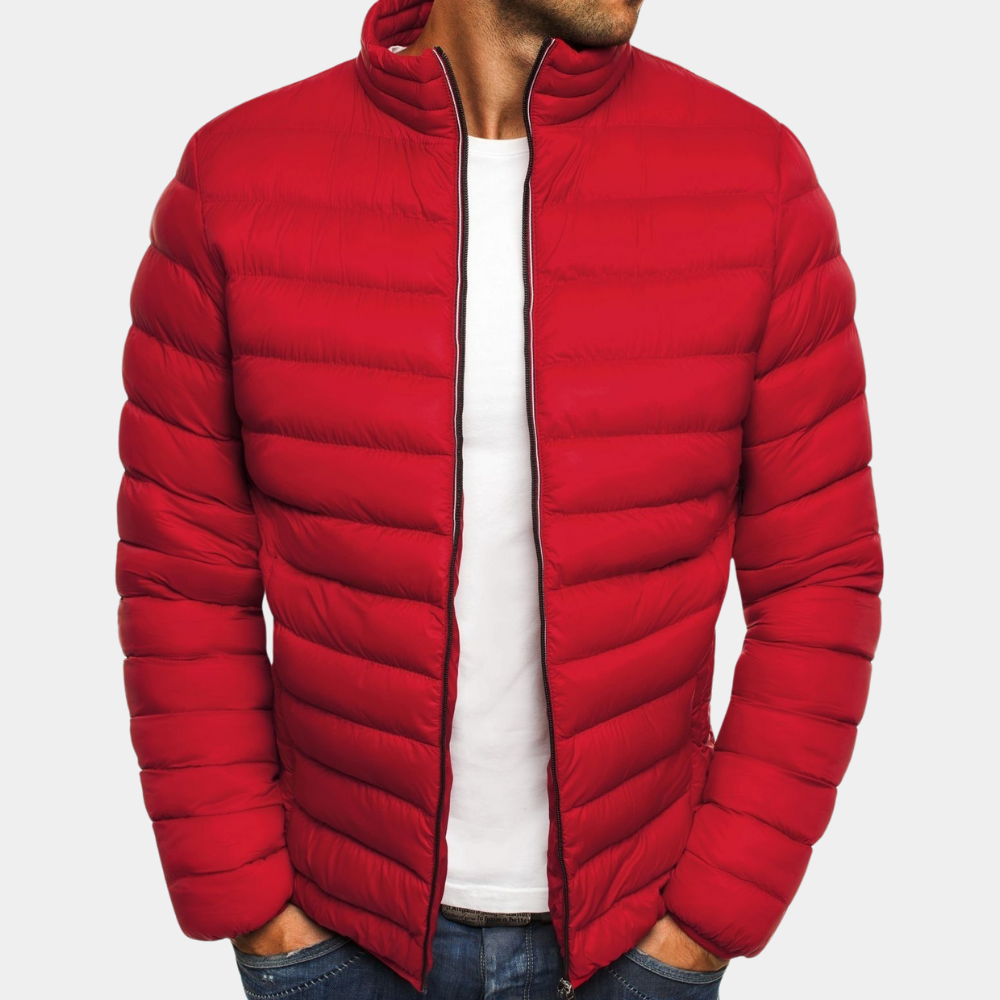 Mens Puffer Jacket Insulated Stylish Fit