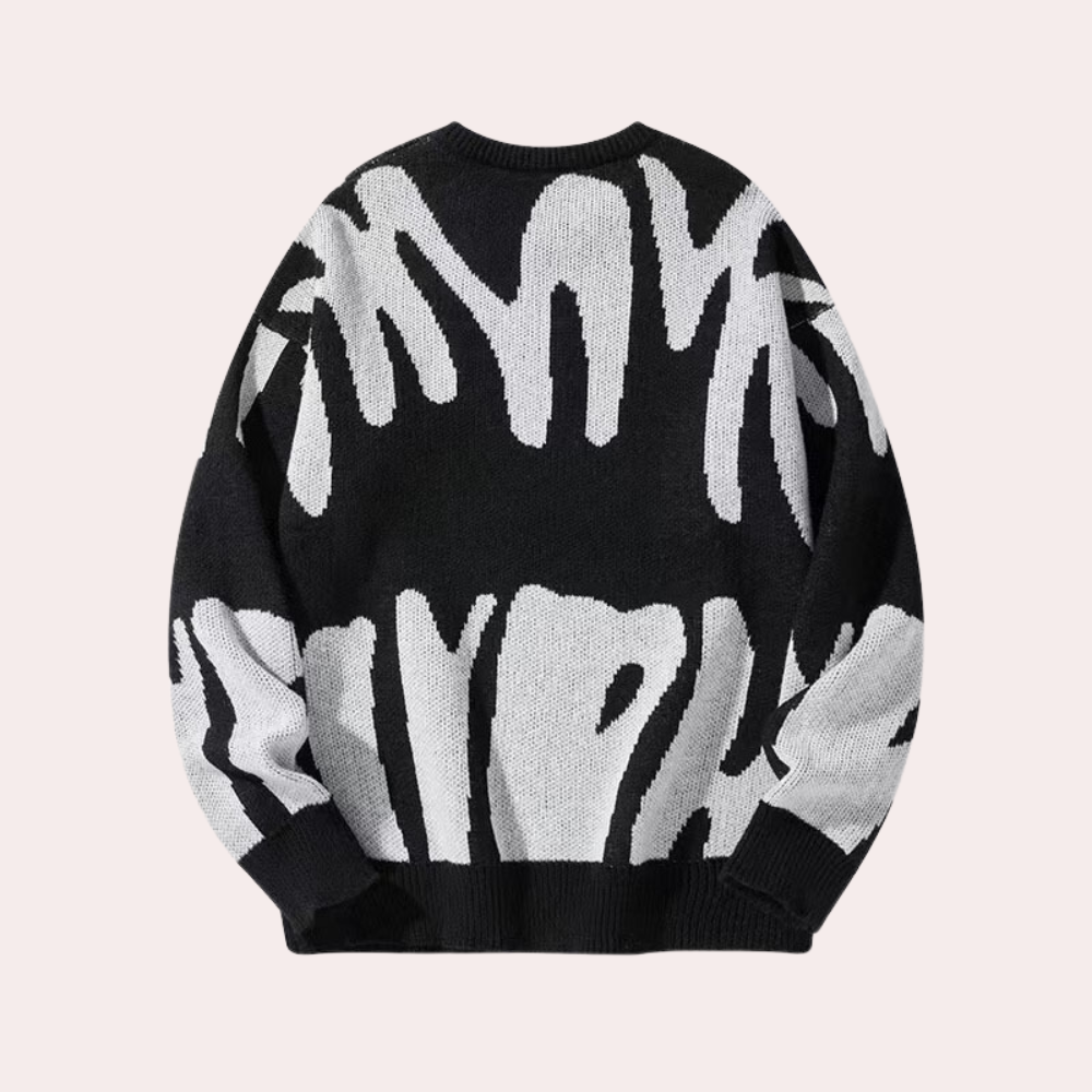 Mens Modern Sweater Knit Crewneck