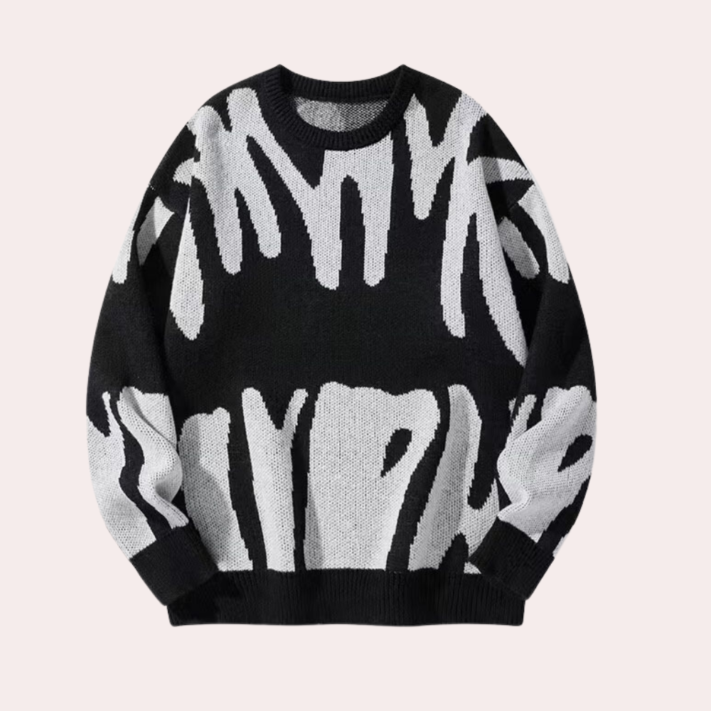 Mens Modern Sweater Knit Crewneck
