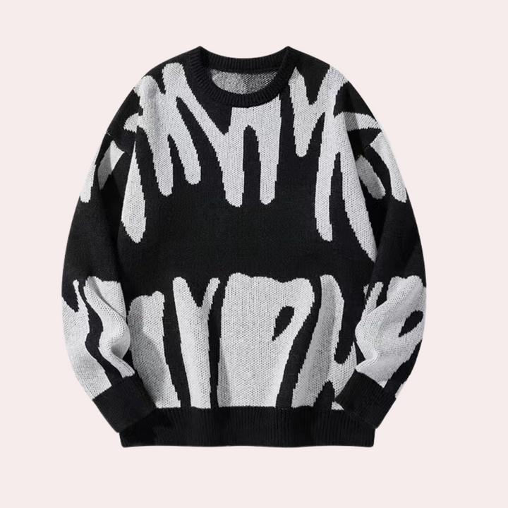Mens Modern Sweater Knit Crewneck