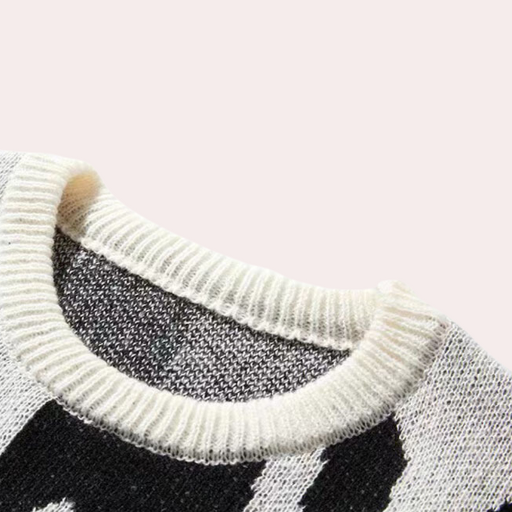 Mens Modern Sweater Knit Crewneck