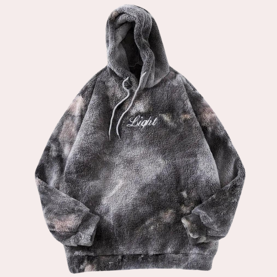 Mens Hoodie Cotton Blend Relaxed Fit - BritishMode