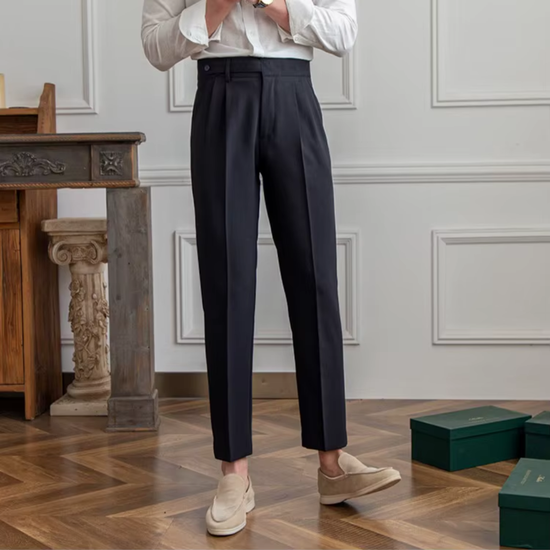 Mens Classic Trousers Tailored Fit