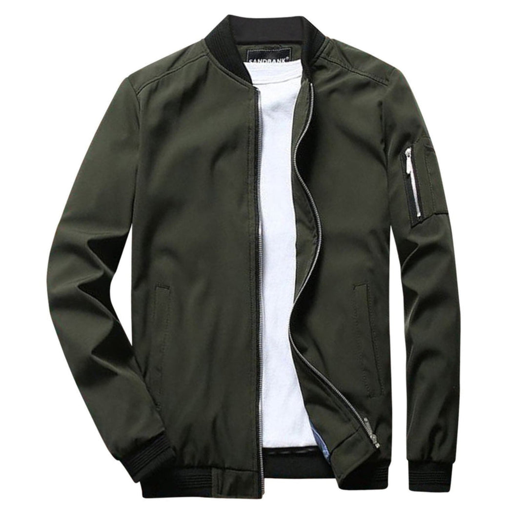 Mens Lightweight Zip-Up Jacket with Practical Pocket