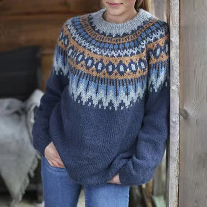 Womens Cashmere Sweater Crewneck Warm Knit