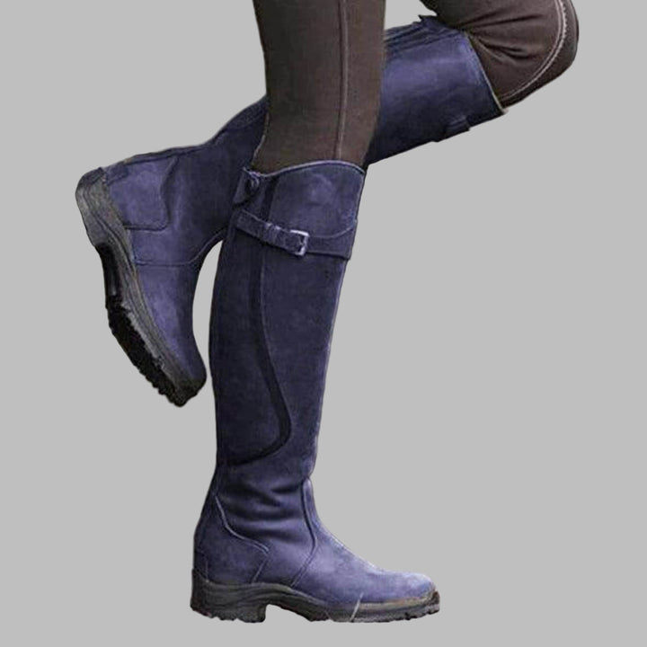 Womens Leather Hiking Boots Durable Comfortable Fit