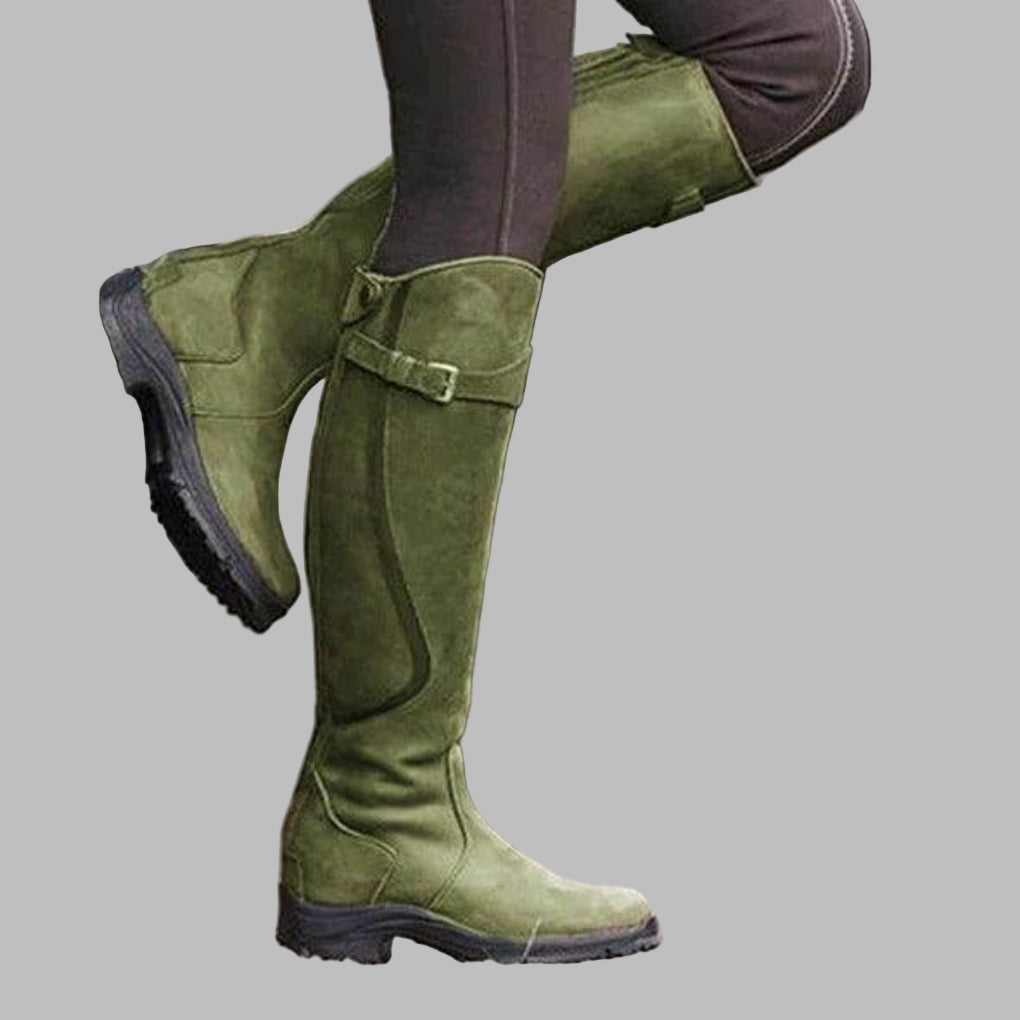 Womens Leather Hiking Boots Durable Comfortable Fit