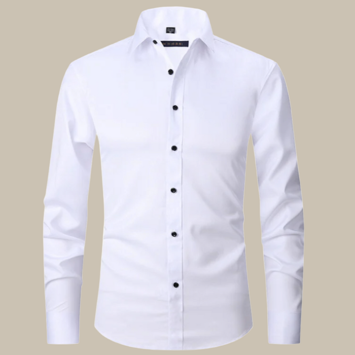 Mens Casual Shirt Stretch Fabric Regular Fit