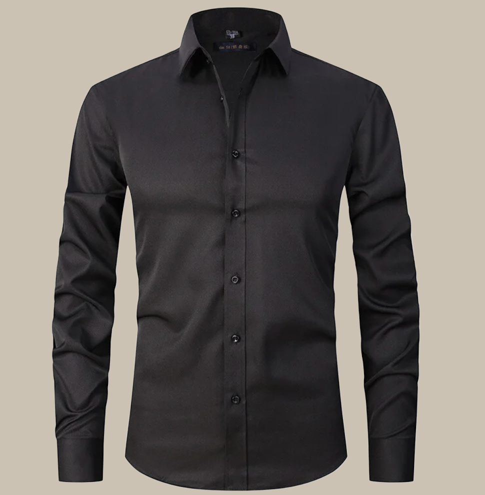 Mens Casual Shirt Stretch Fabric Regular Fit