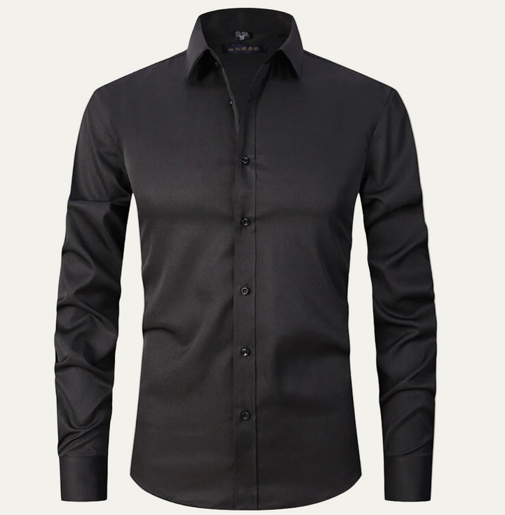 Mens Dress Shirt Cotton Slim Fit Long Sleeve