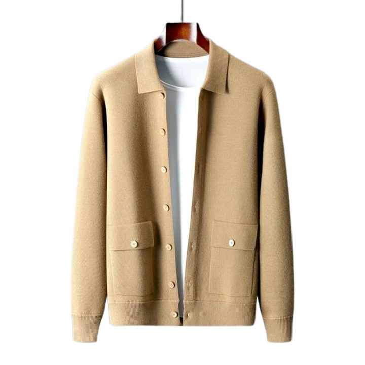 Womens Cardigan Dense Knit Soft Feel Long Fit